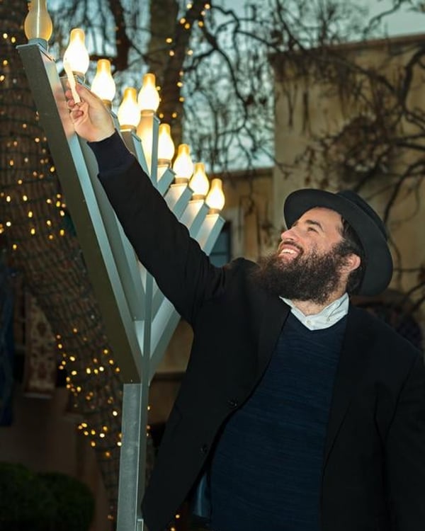 Lighting of the Menorah Image