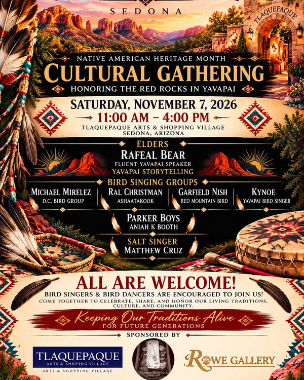 Cultural Gathering Honoring The Red Rocks in Yavapai Image