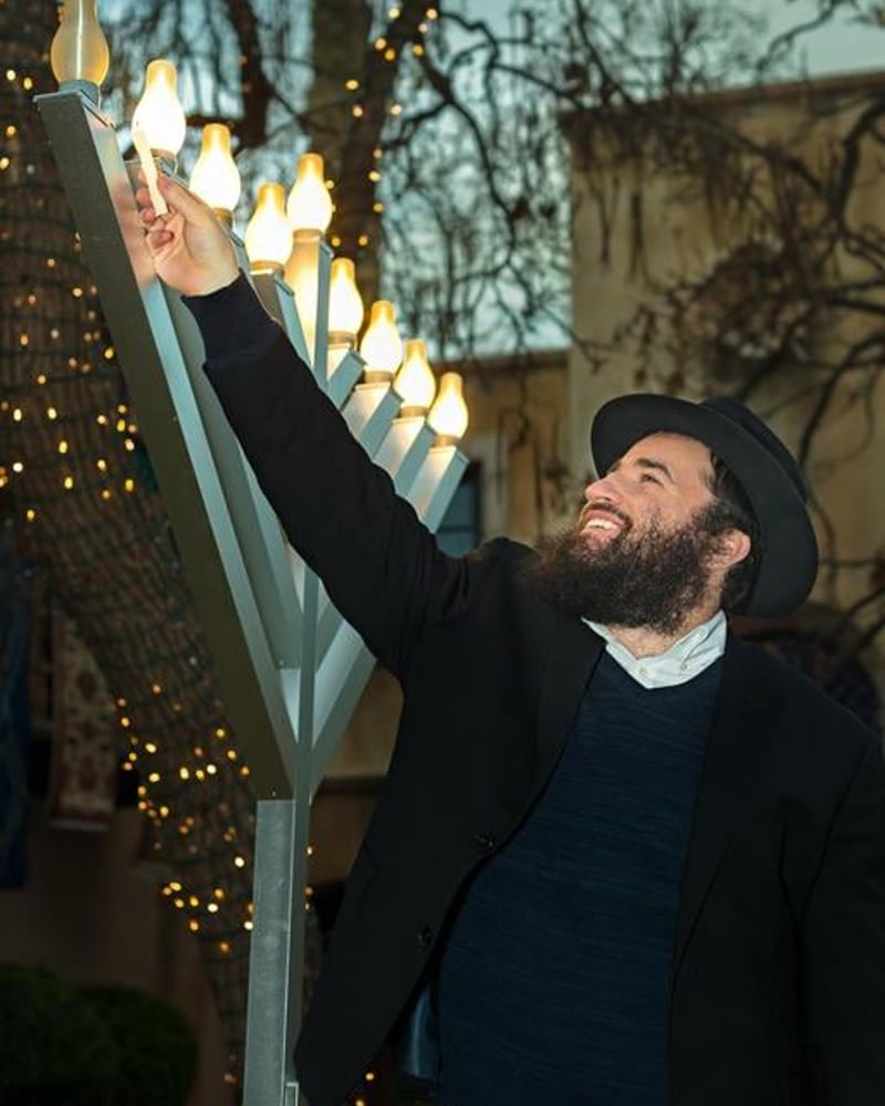 Lighting of the Menorah Image