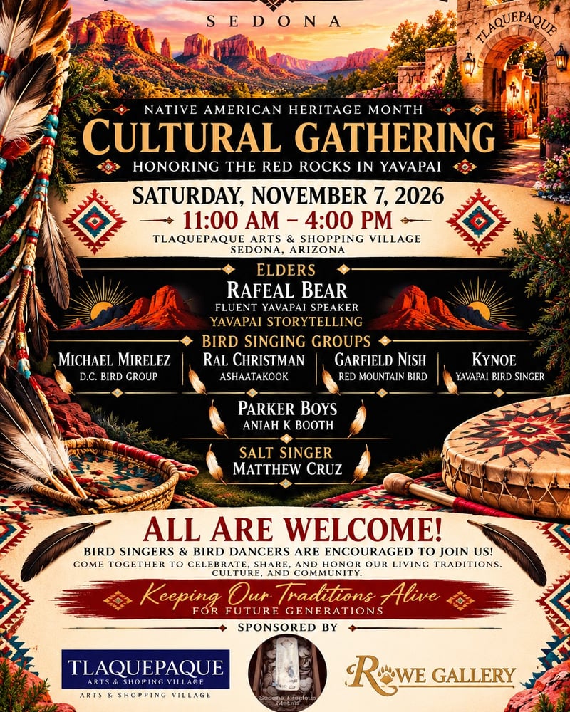 Cultural Gathering Honoring The Red Rocks in Yavapai Image