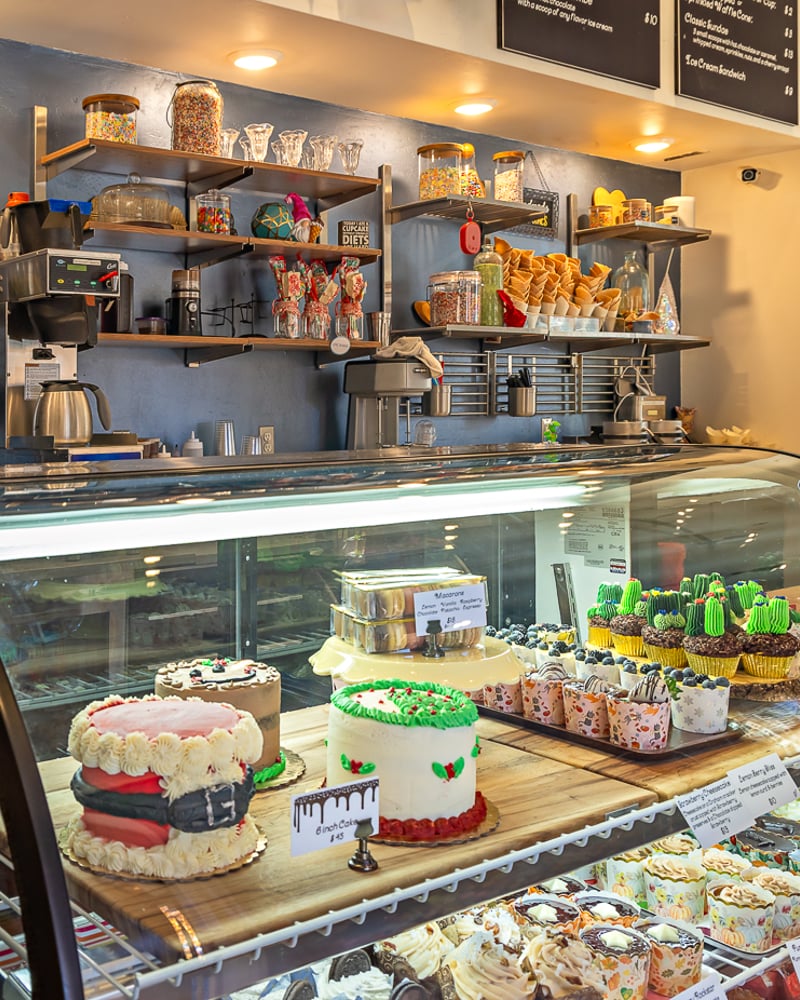 Cream Handmade Ice Cream Interior