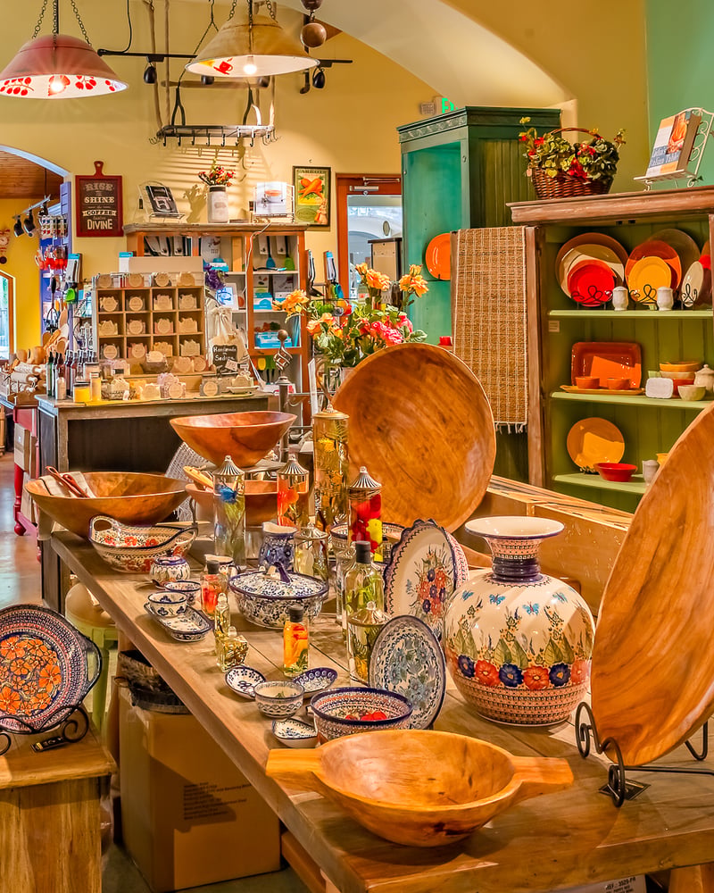The Artist's Kitchen Shop Interior